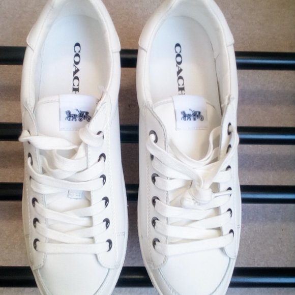 Coach Shoes - COACH Women's Leather Sneaker, NEW